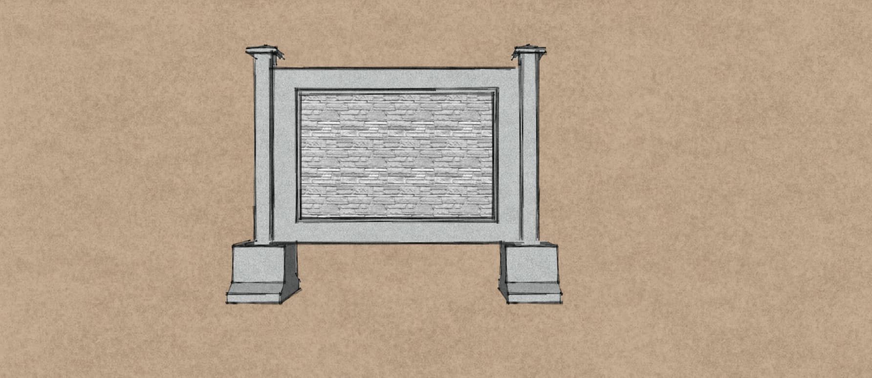 أسيجة كونكريتية جاهزة