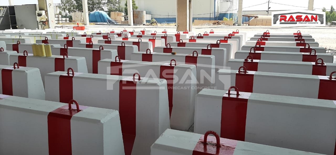 حواجز و مصدات كونكريتية جاهزة
