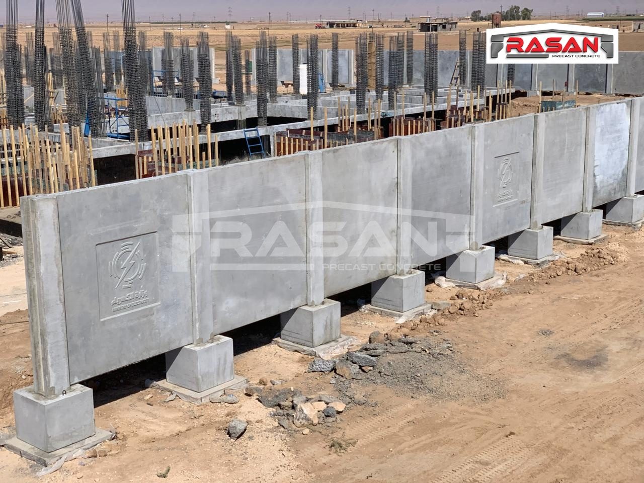 سياج محطة كهرباء بعاج